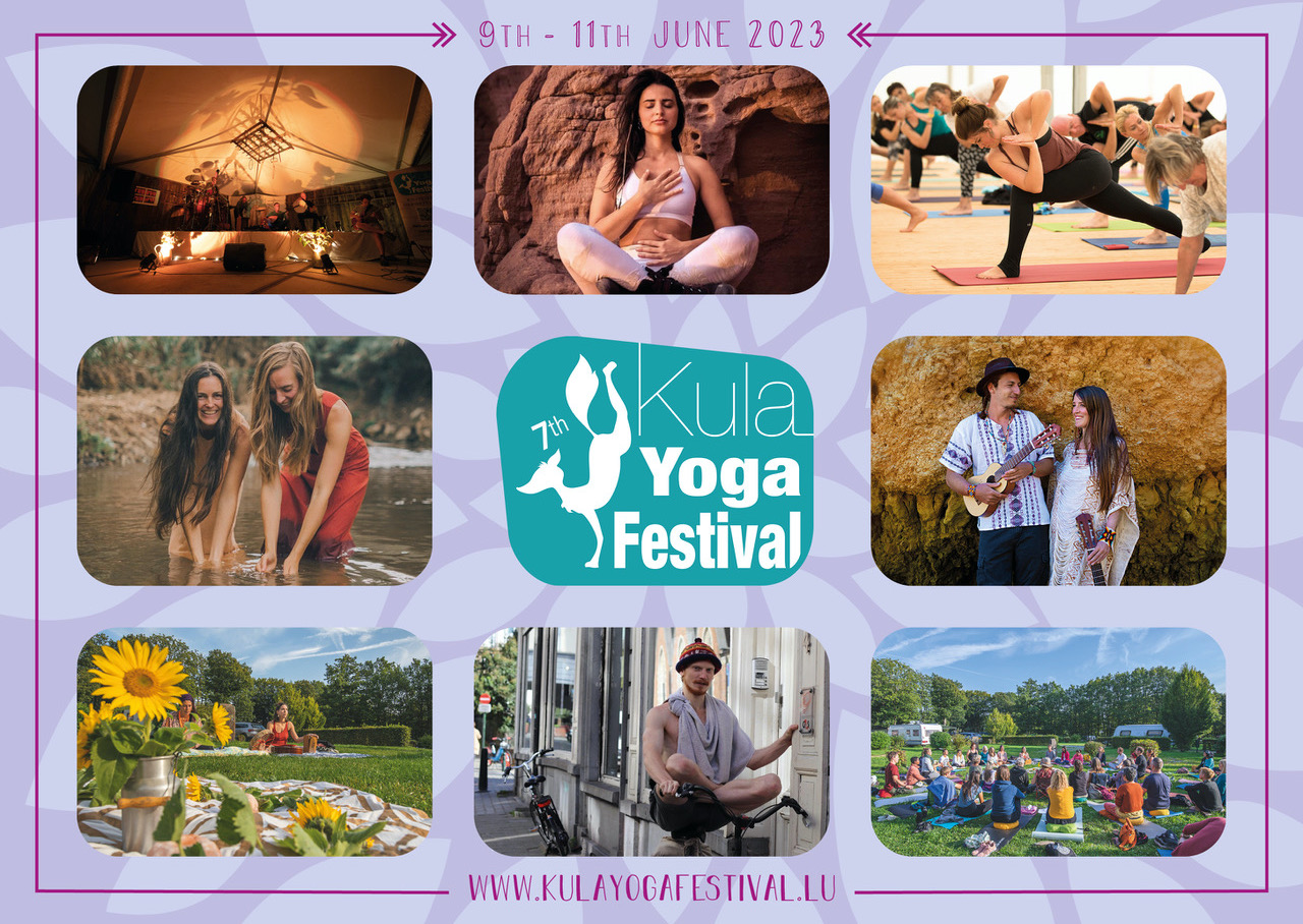 Postkarte Flyer Kula 2023 Kula Yoga Festival